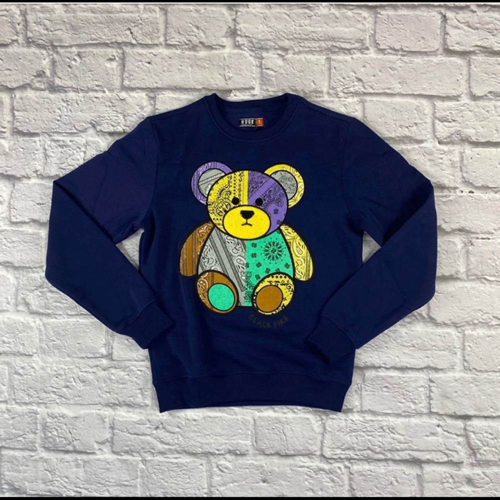 Navy Teddy sweatshirt